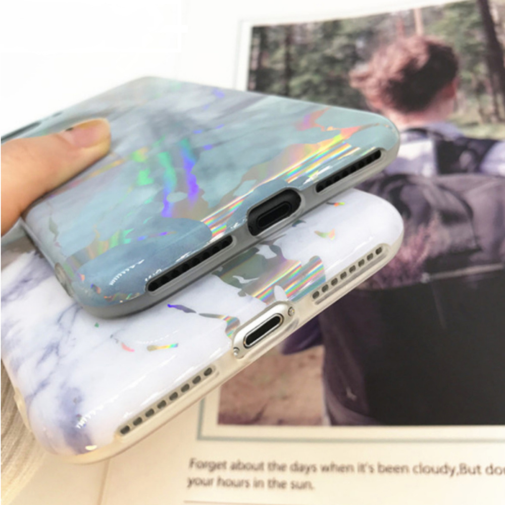 [NEW] Glossy Marble Full Cover iPhone case - Picture 4 of 6